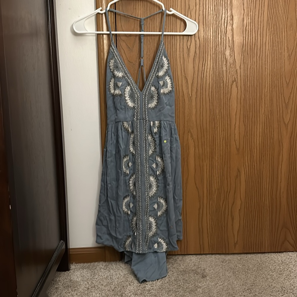 Women’s Free People Intimately Free Starburst Fit and Flare Open Back Tank Dress